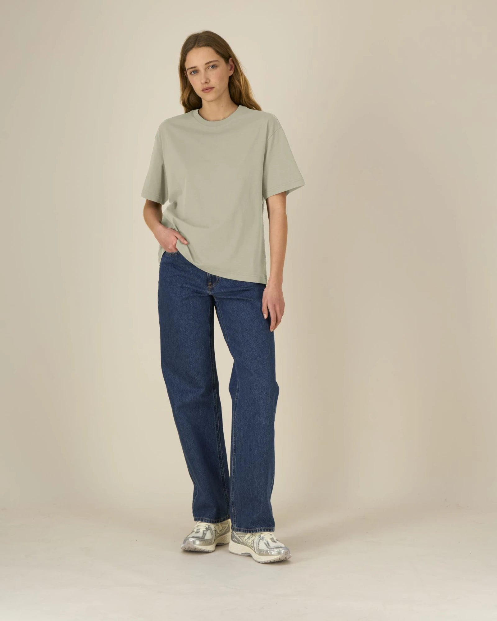 T-shirt coton bio Stanley/Stella Breezer à personnaliser - Stone