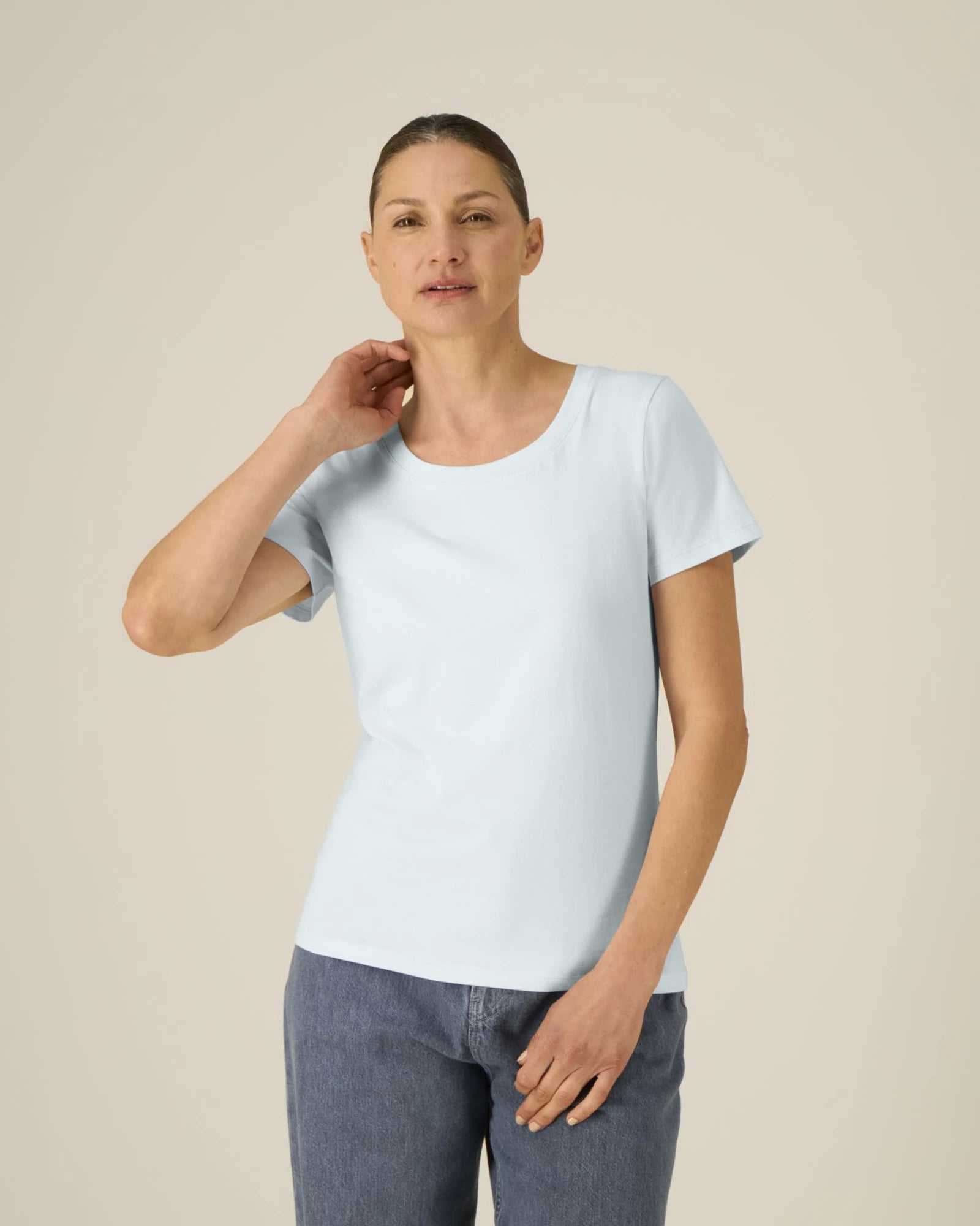 T-shirt femme coton bio Stanley/Stella Expresser 2.0 à personnaliser - Blue Ice