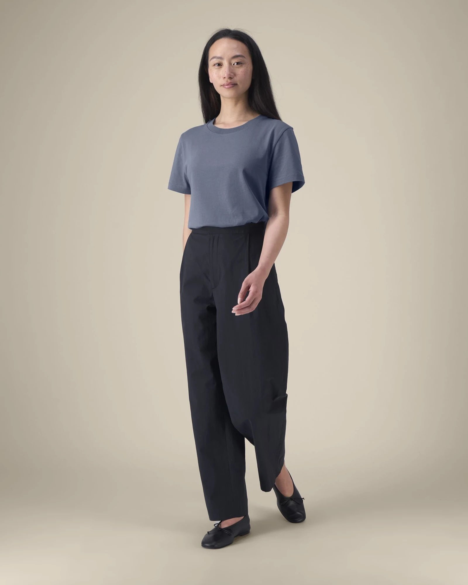T-shirt femme coton bio Stanley/Stella Muser à personnaliser - Blue Grey