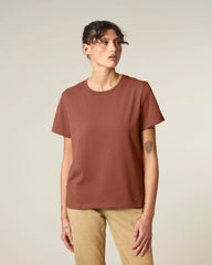 T-shirt femme coton bio Stanley/Stella Muser à personnaliser - Heritage Brown