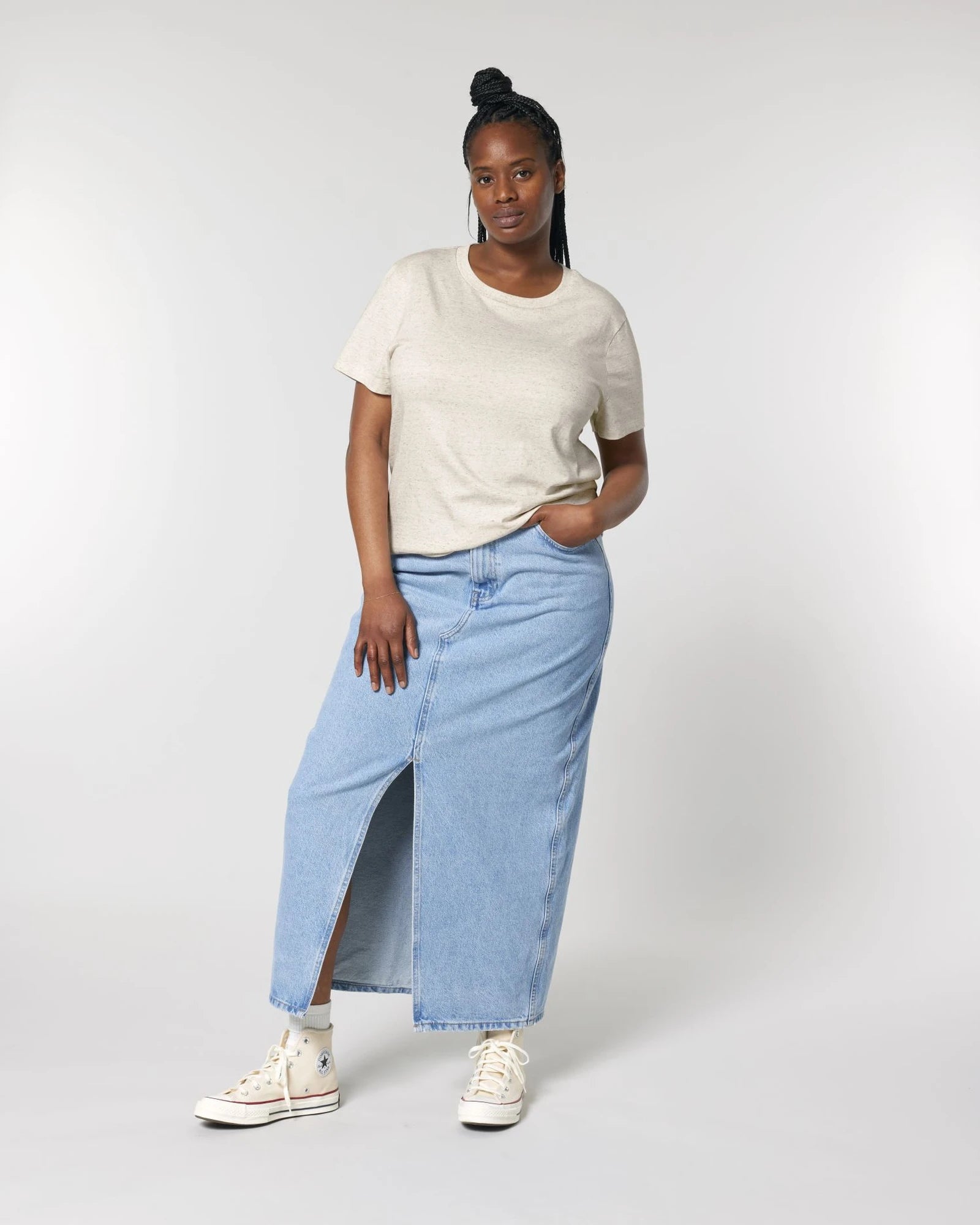 T-shirt femme coton bio Stanley/Stella Muser à personnaliser - Eco Heather