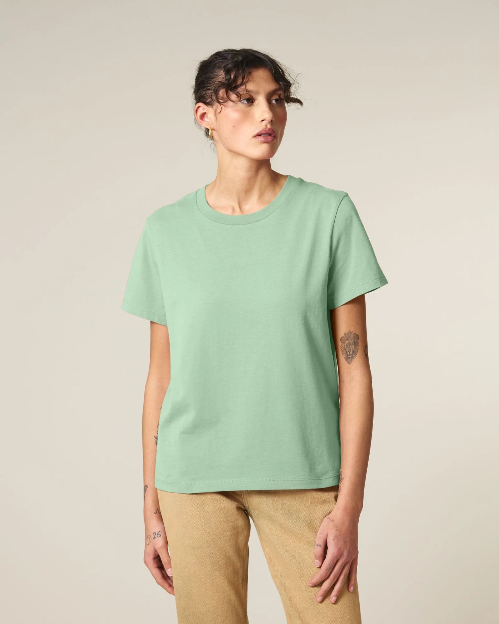 T-shirt femme coton bio Stanley/Stella Muser à personnaliser - Misty Jade