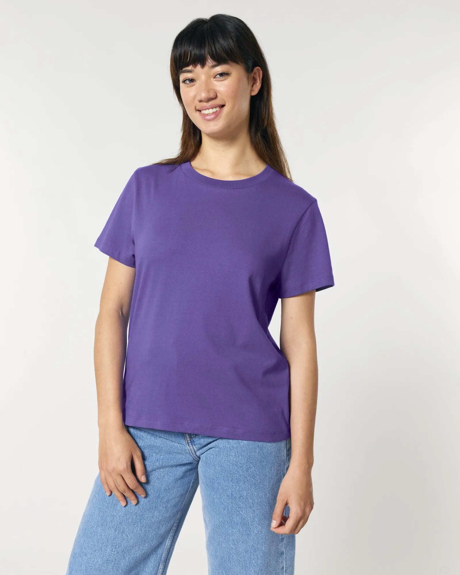 T-shirt femme coton bio Stanley/Stella Muser à personnaliser - Purple Love