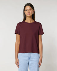 T-shirt femme coton bio Stanley/Stella Muser à personnaliser - Burgundy