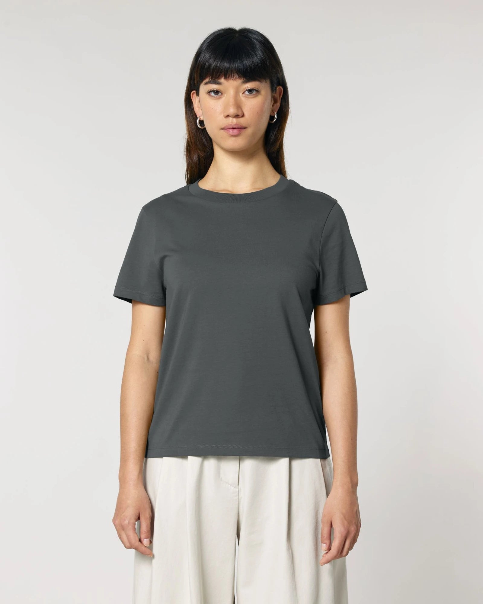 T-shirt femme coton bio Stanley/Stella Muser à personnaliser - Anthracite
