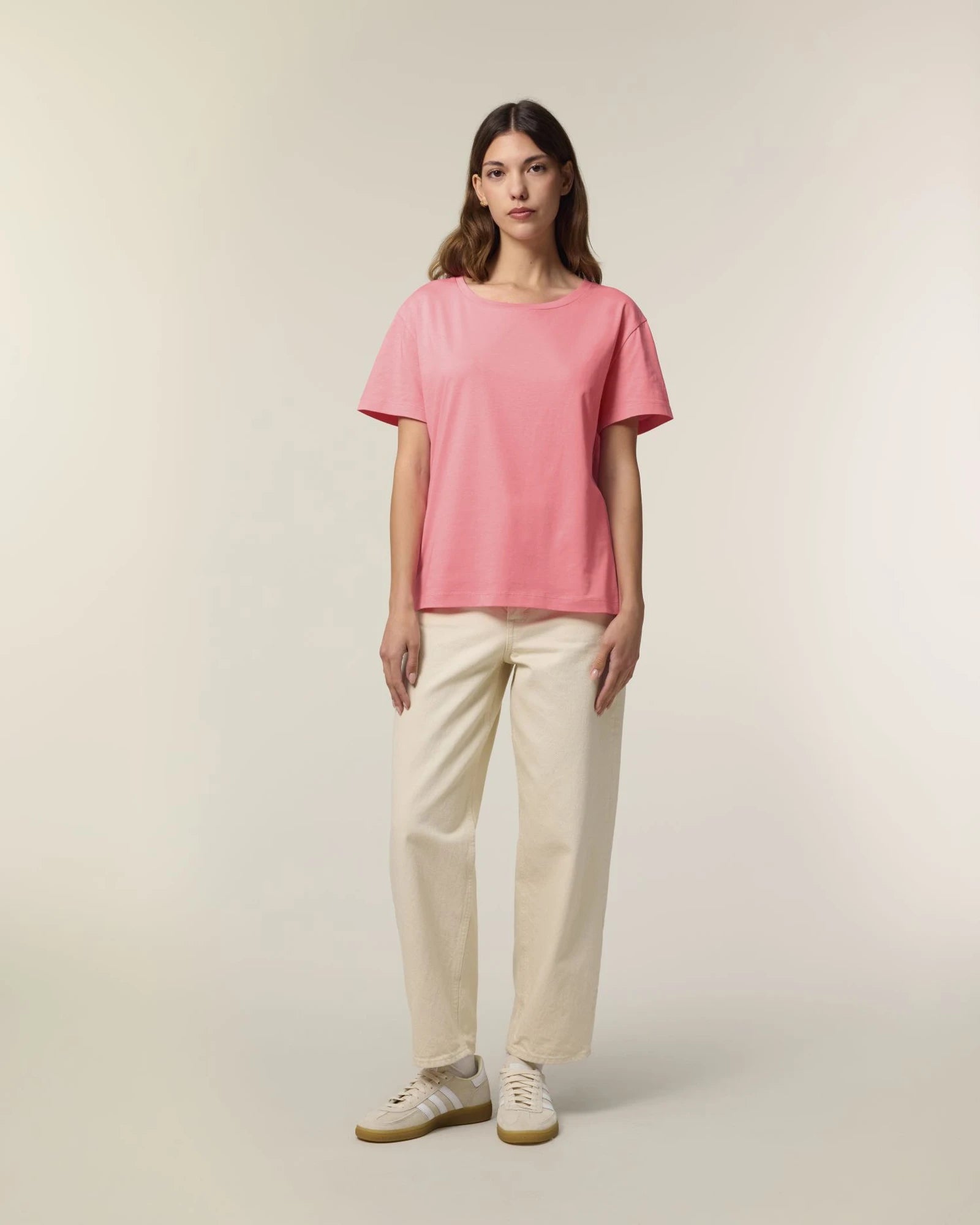 T-shirt coton bio Stanley/Stella Serena à personnaliser - Pink Joy