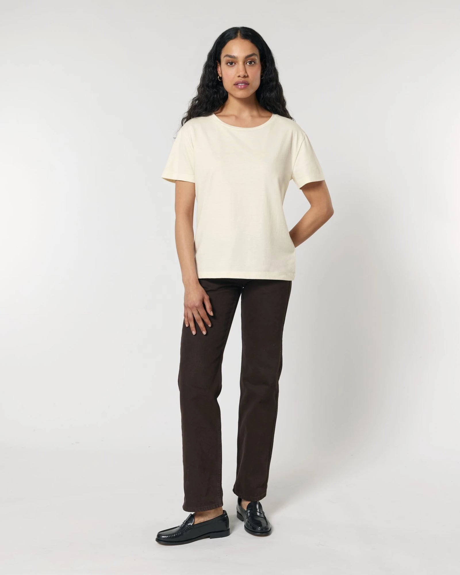 T-shirt coton bio Stanley/Stella Serena à personnaliser - Natural Raw