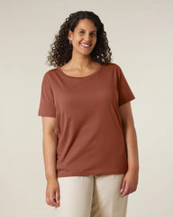T-shirt coton bio Stanley/Stella Serena à personnaliser - Heritage Brown