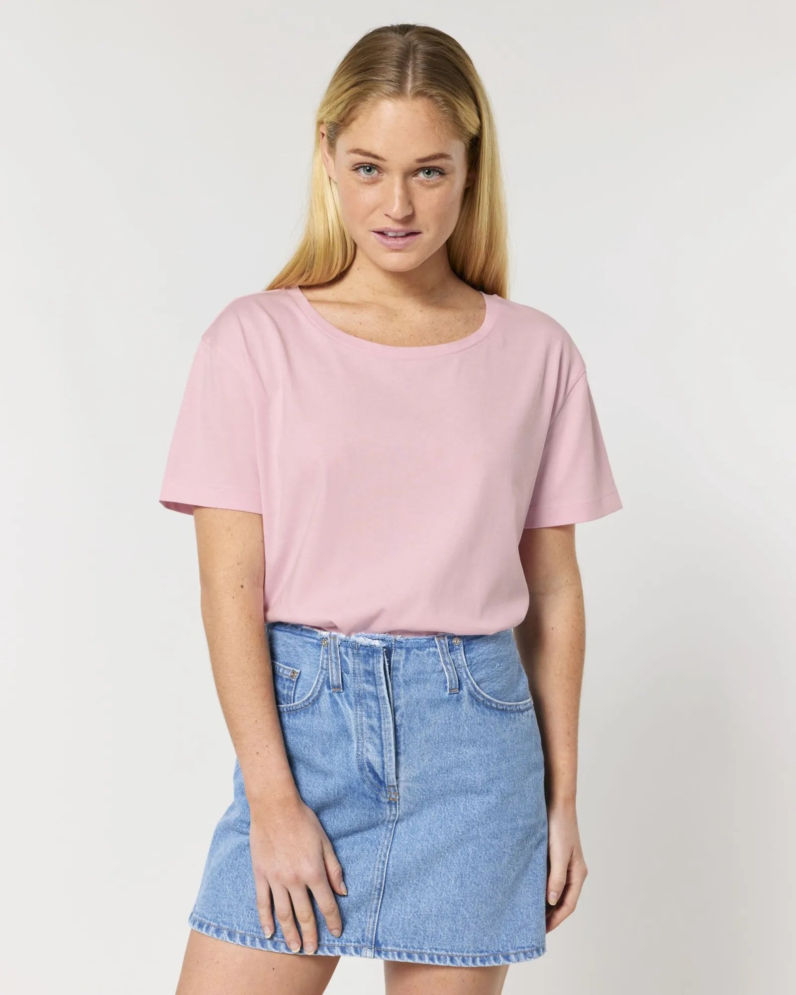 T-shirt coton bio Stanley/Stella Serena à personnaliser - Cotton Pink