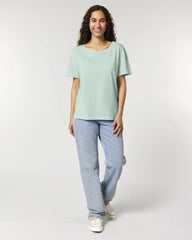 T-shirt coton bio Stanley/Stella Serena à personnaliser - Caribbean Blue