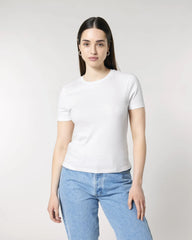 T-shirt femme coton bio Stanley/Stella Stella Ella à personnaliser - White