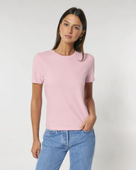 T-shirt femme coton bio Stanley/Stella Stella Ella à personnaliser - Cotton Pink