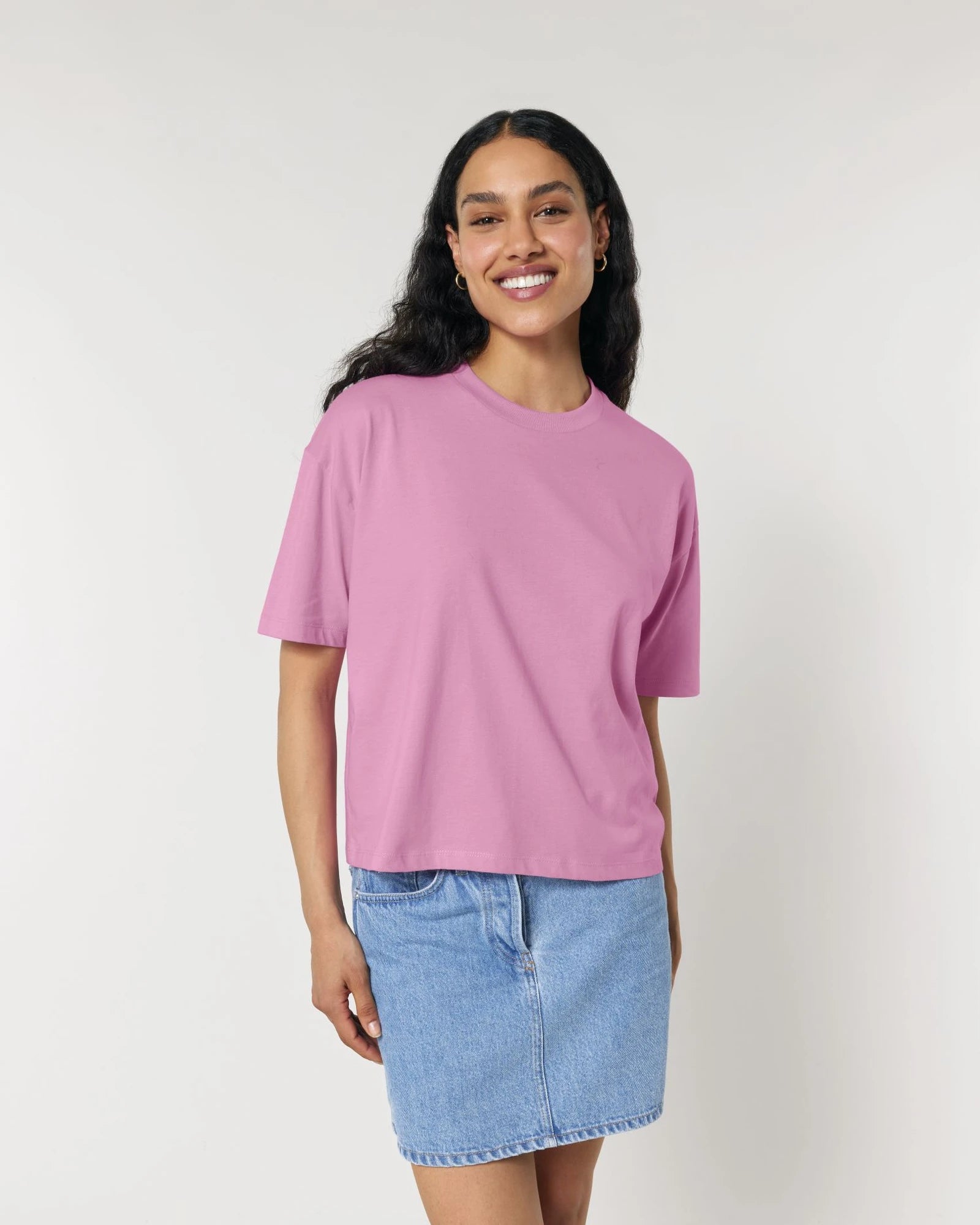 T-shirt femme coton bio Stanley/Stella Nova à personnaliser - Bubble Pink