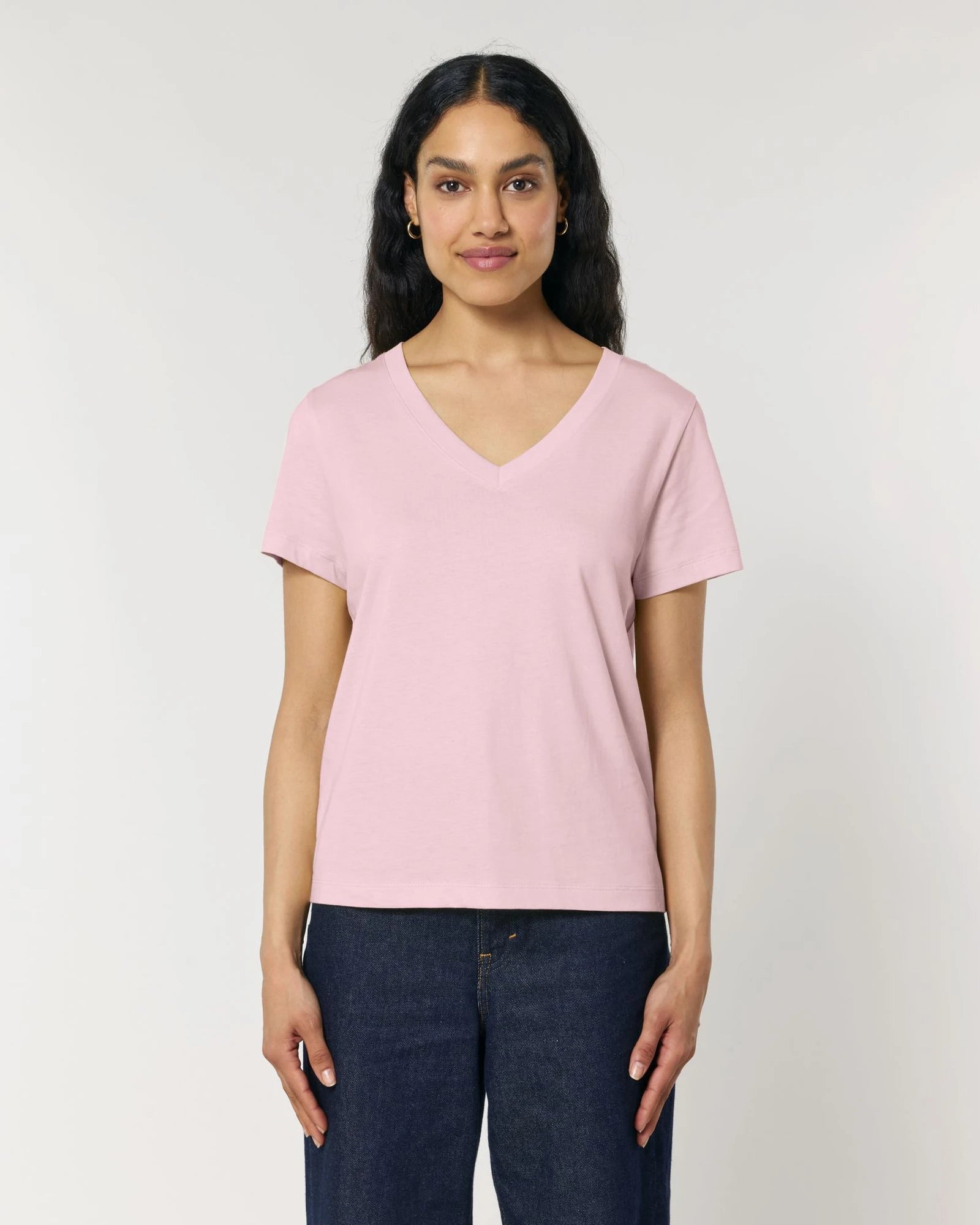 T-shirt femme col V coton bio Stanley/Stella Isla à personnaliser - 5