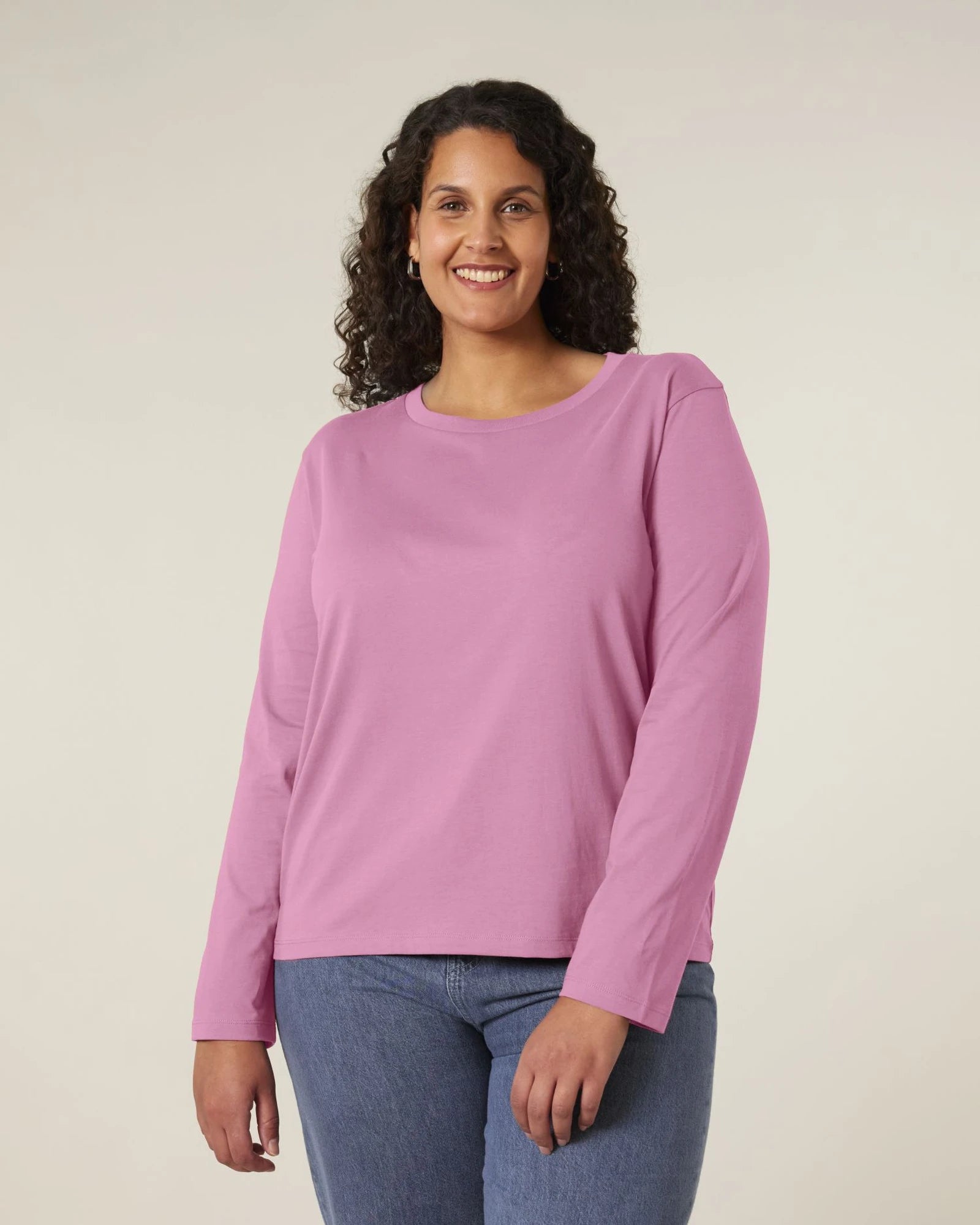T-shirt femme coton bio Stanley/Stella Muser à personnaliser - Bubble Pink