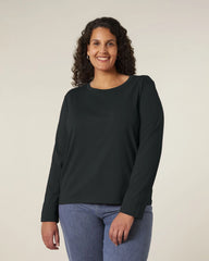 T-shirt femme coton bio Stanley/Stella Muser à personnaliser - Black