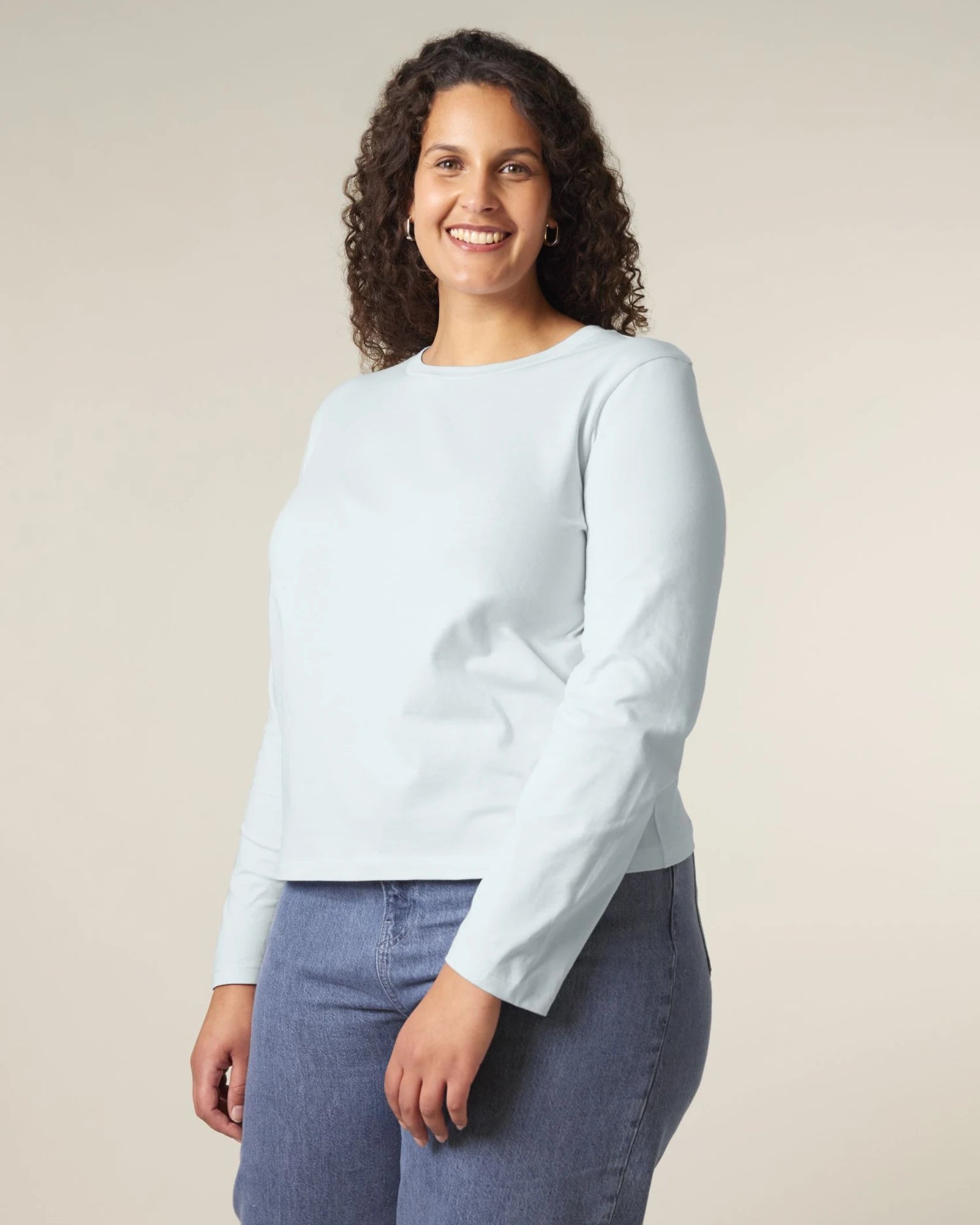 T-shirt femme coton bio Stanley/Stella Muser à personnaliser - Blue Ice