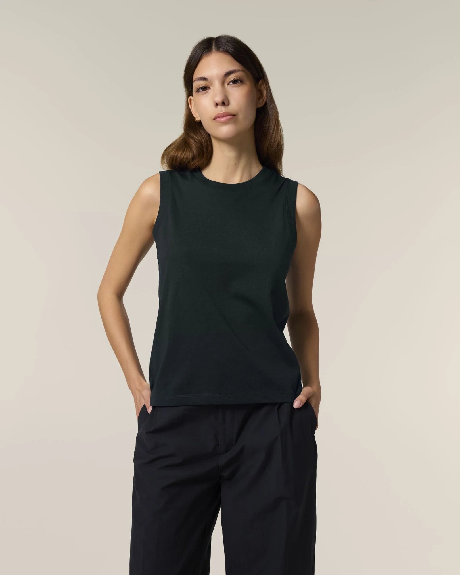 Débardeur femme coton bio Stanley/Stella Mia à personnaliser - Black
