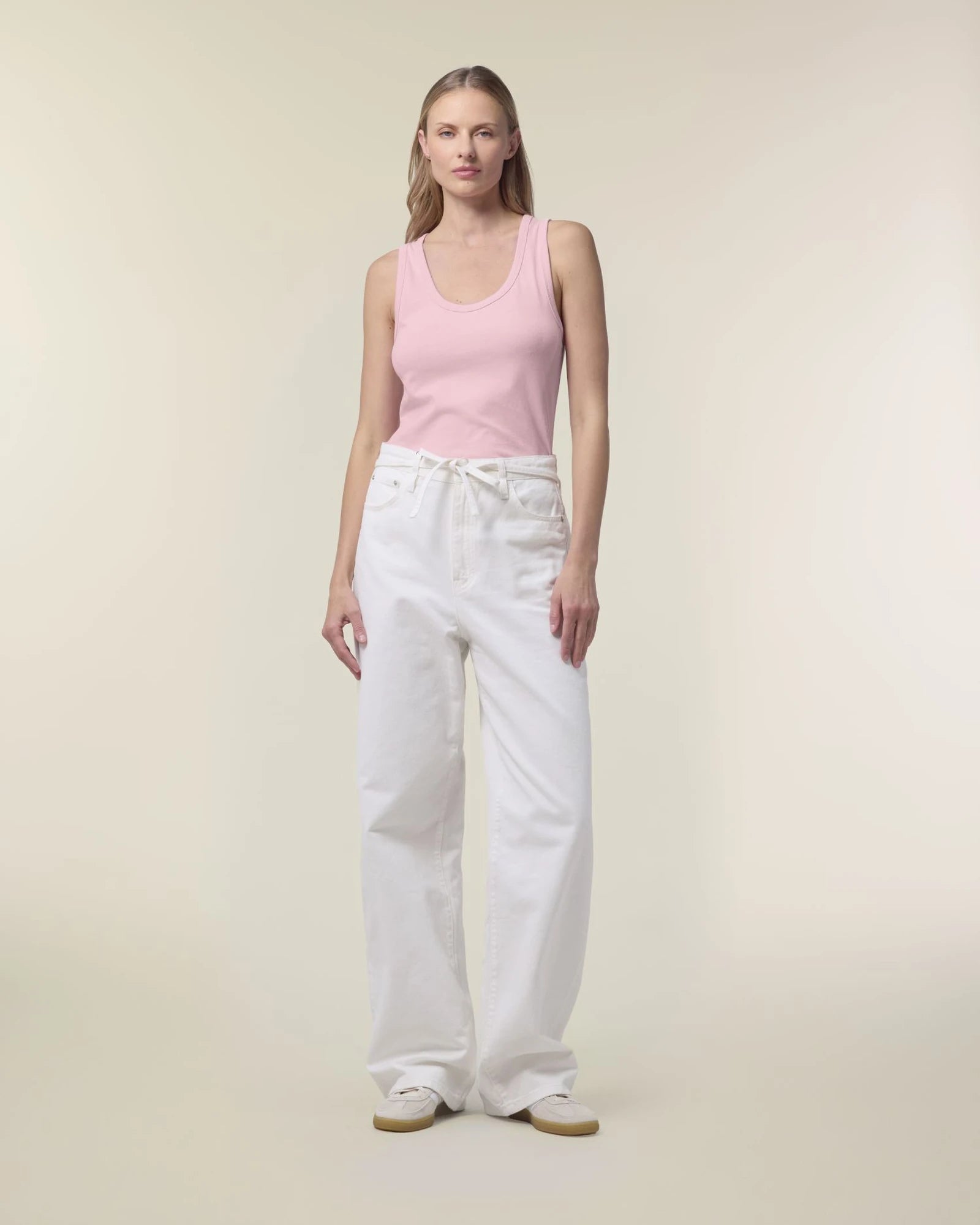 Débardeur femme coton bio Stanley/Stella Ava à personnaliser - Cotton Pink