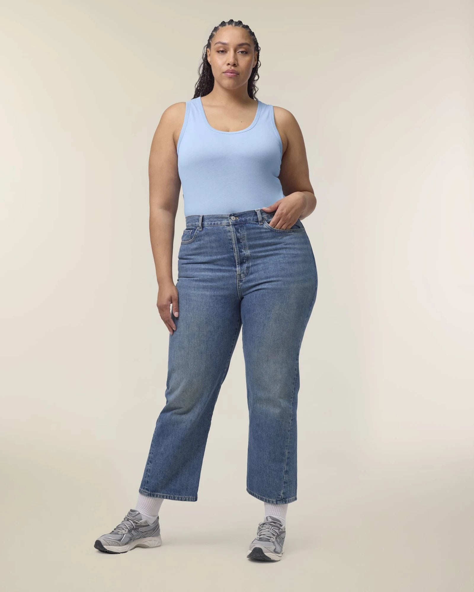 Débardeur femme coton bio Stanley/Stella Ava à personnaliser - Blue Soul