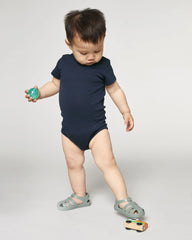 Body bébé manches courtes coton bio Stanley/Stella à personnaliser - French Navy