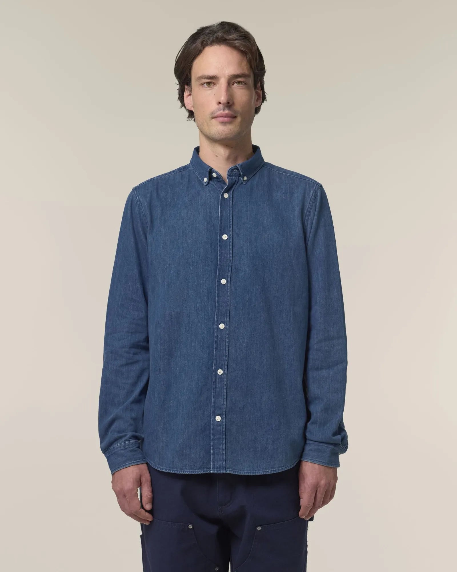 Chemise en jean coton bio Stanley/Stella à personnaliser - 4