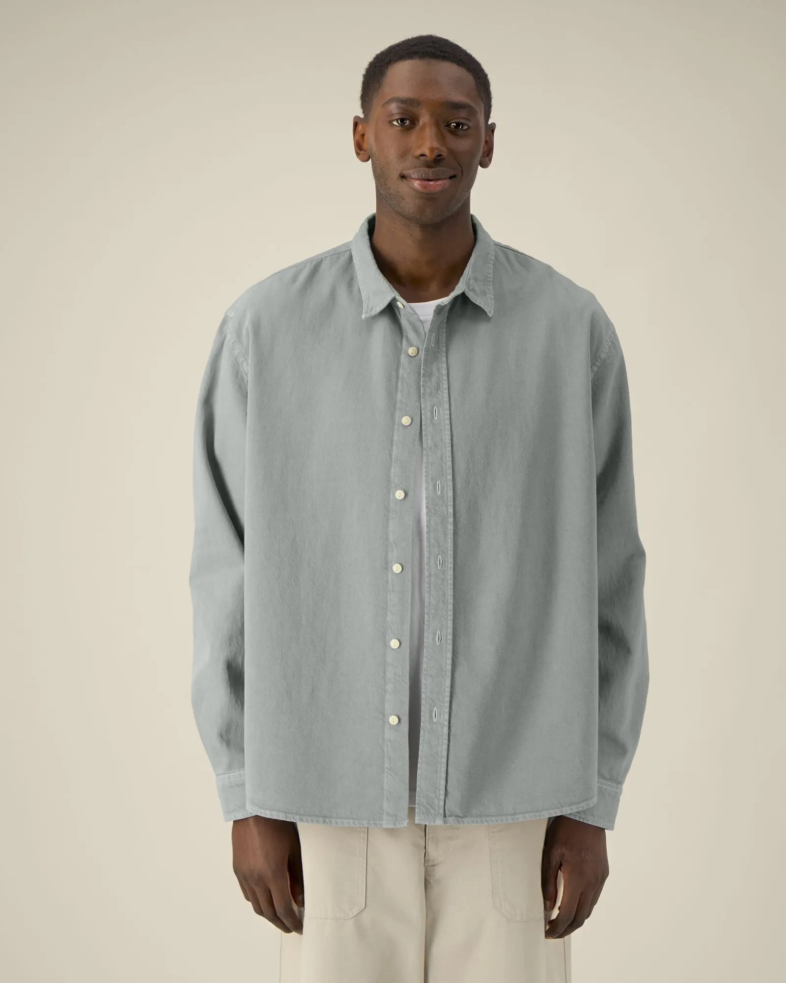 Chemise unisexe coton bio Stanley/Stella Worker à personnaliser - 1