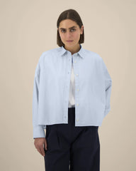 Chemise femme coton bio Stanley/Stella Harper à personnaliser - Summer Blue