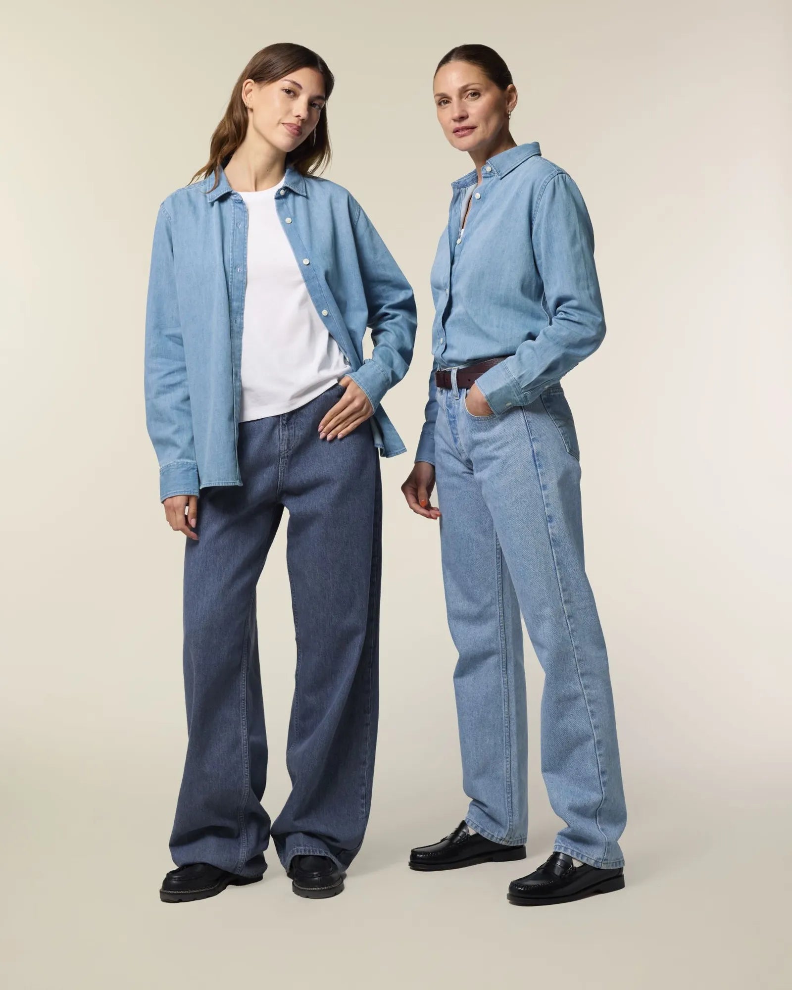 Chemise femme denim coton bio Stanley/Stella à personnaliser - 1
