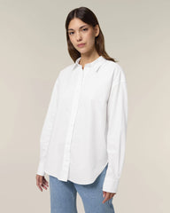 Chemise femme coton bio Stanley/Stella Styler à personnaliser - White