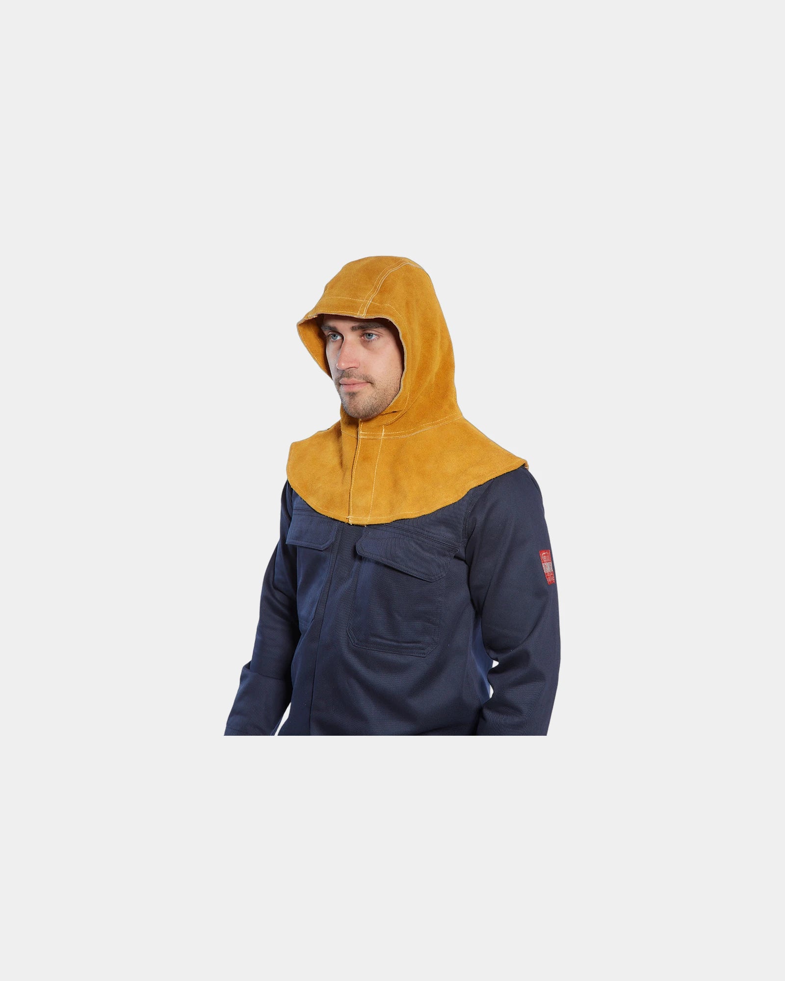 Cagoule cuir beige à personnaliser - Beige