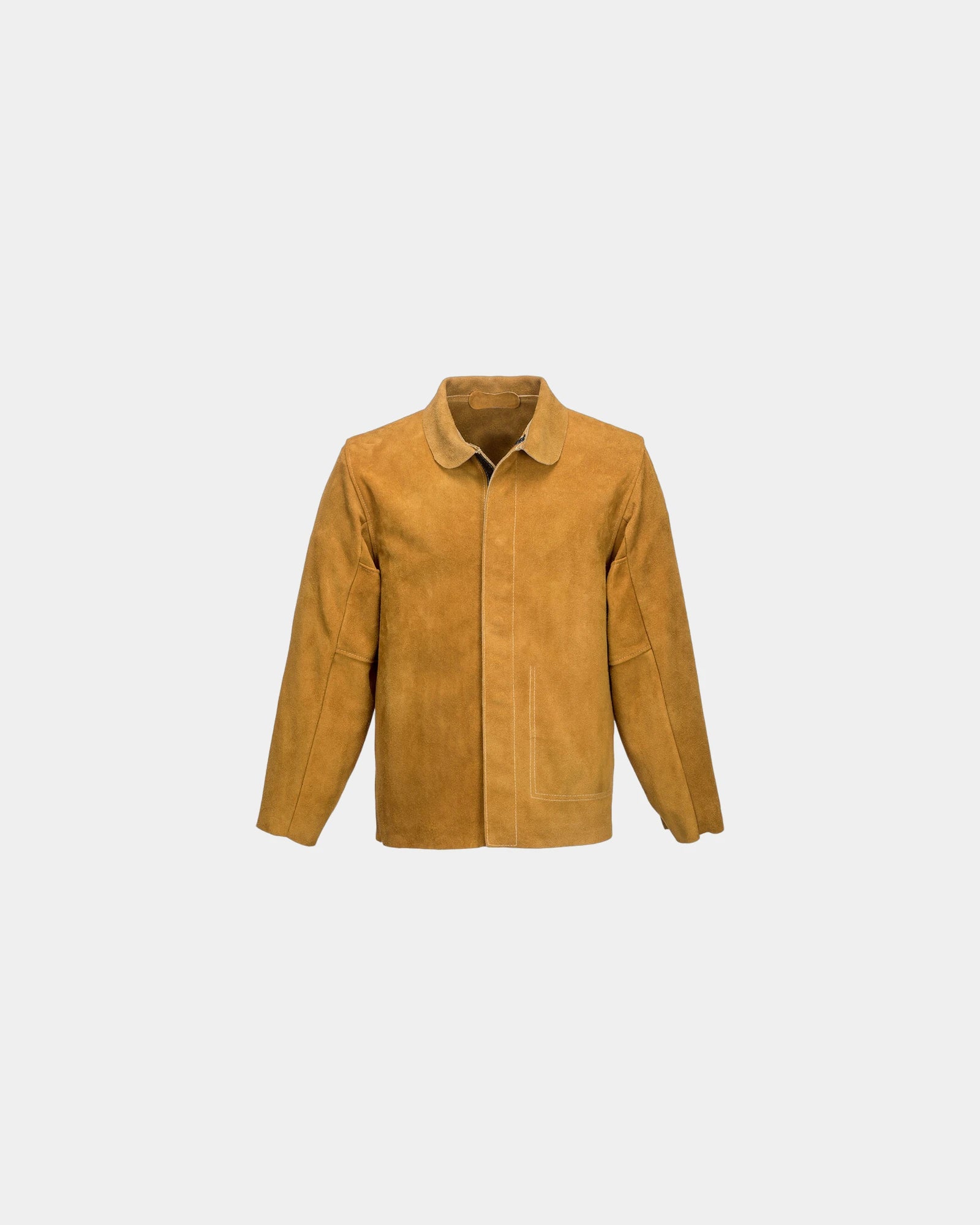 Veste de soudeur en cuir à personnaliser - Beige