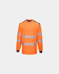T-shirt haute visibilité coton PW3 à personnaliser - Orange