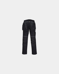 Pantalon robuste Holster PW3 à personnaliser - Noir-Bleu Ciel