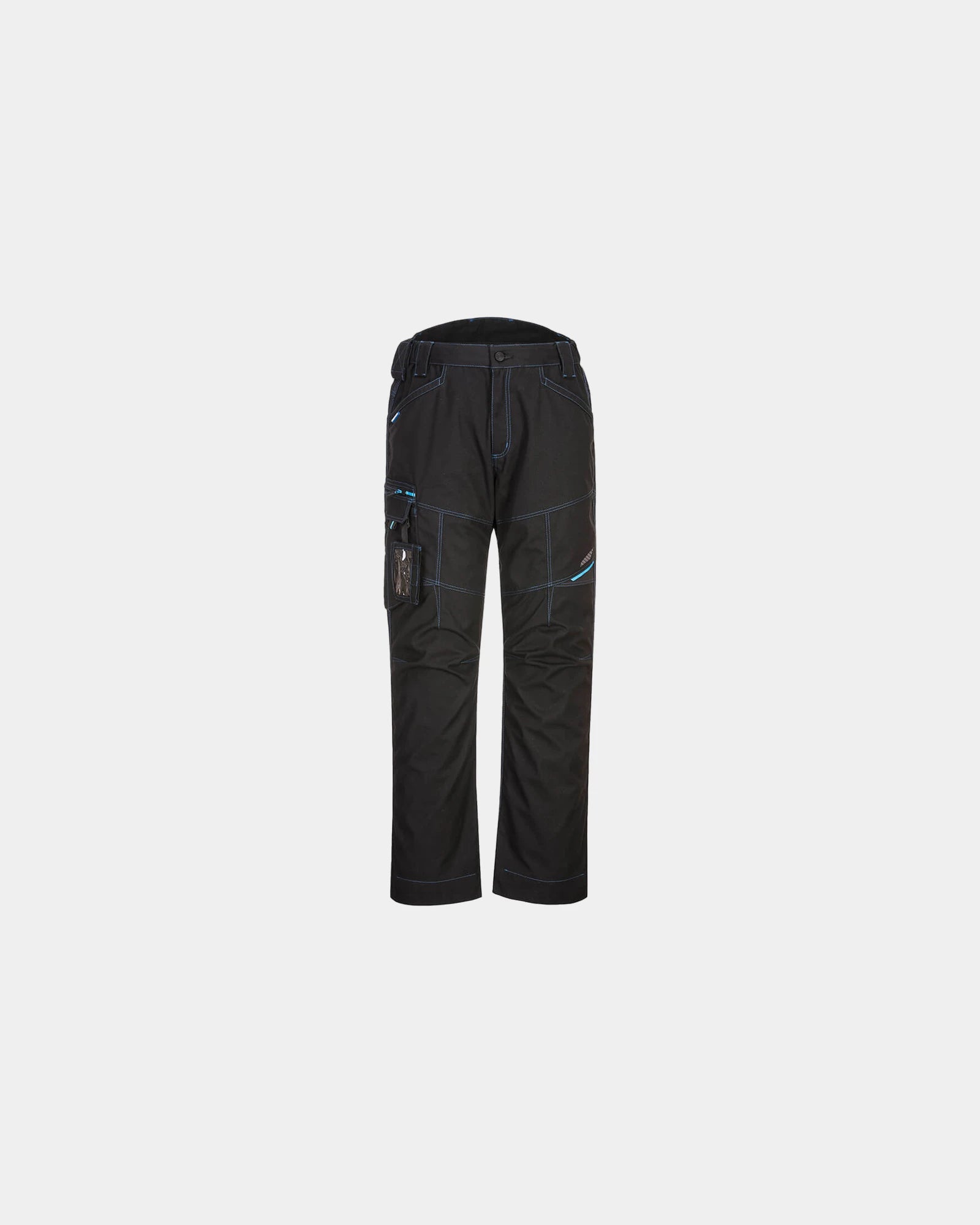 Pantalon de service extensible à personnaliser - Noir-Bleu Ciel