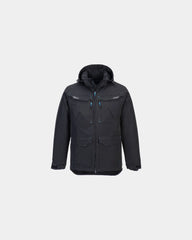 Parka imperméable WX3 à personnaliser - Noir-Bleu Ciel