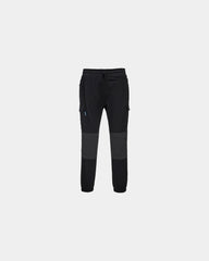Pantalon de travail ajusté Flexi KX3 à personnaliser - Noir-Bleu Ciel