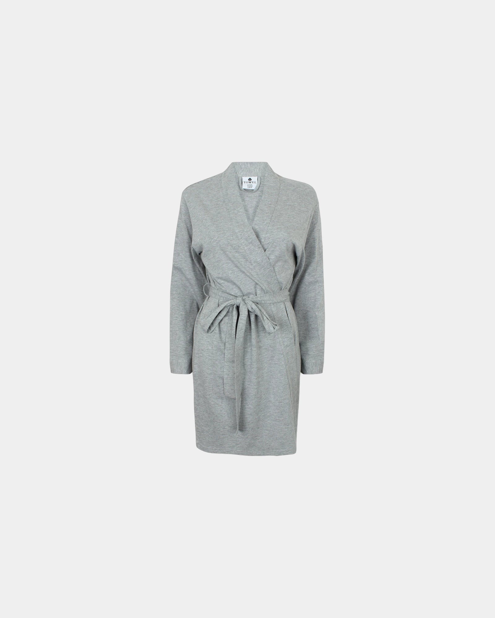 Peignoir coton éponge femme 180 g/m² à personnaliser - Heather Grey