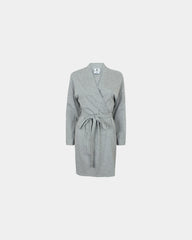 Peignoir coton éponge femme 180 g/m² à personnaliser - Heather Grey