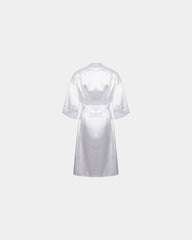 Peignoir satin femme manches 3/4 à personnaliser - 1