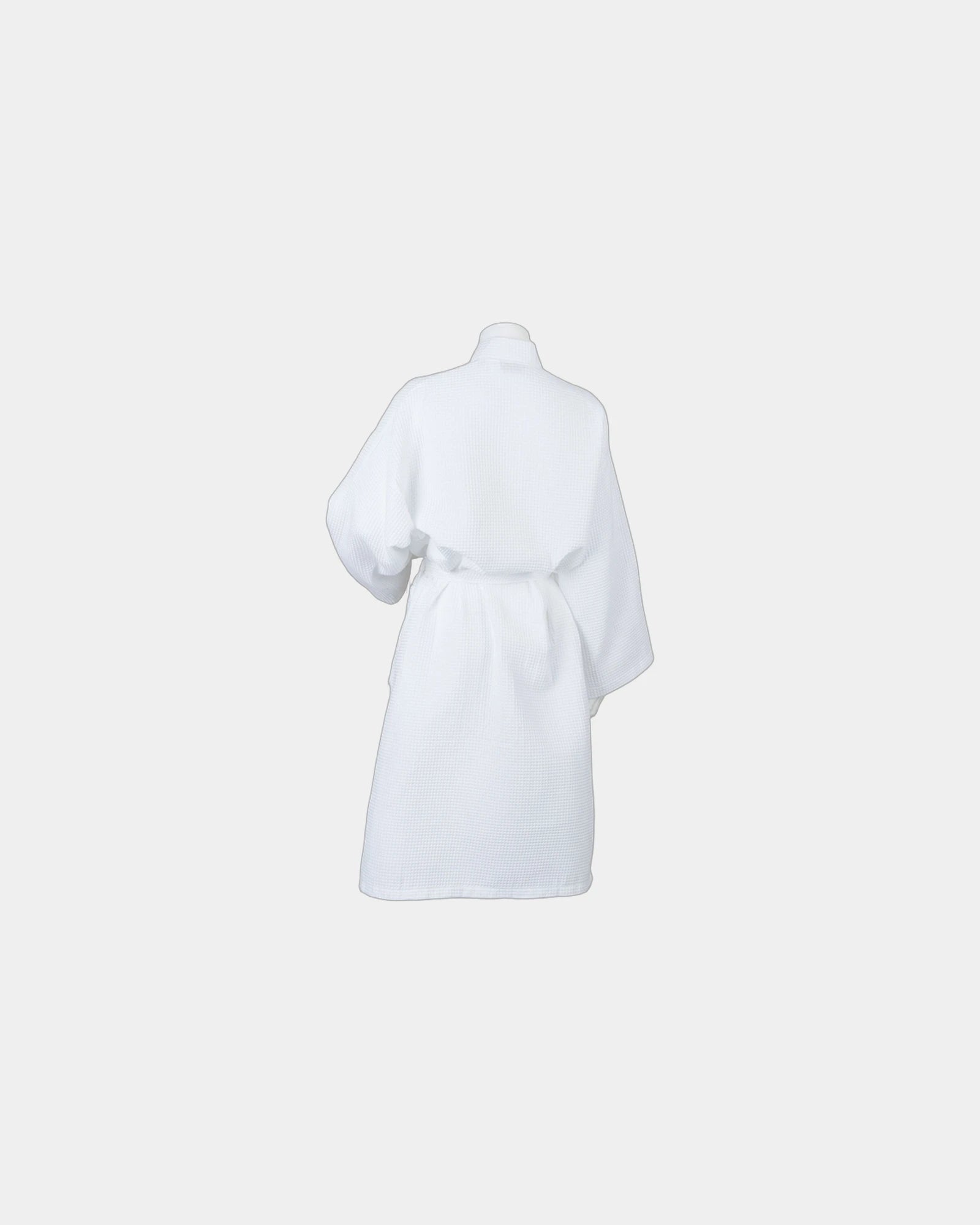 Peignoir éponge style kimono Waffle à personnaliser - 1