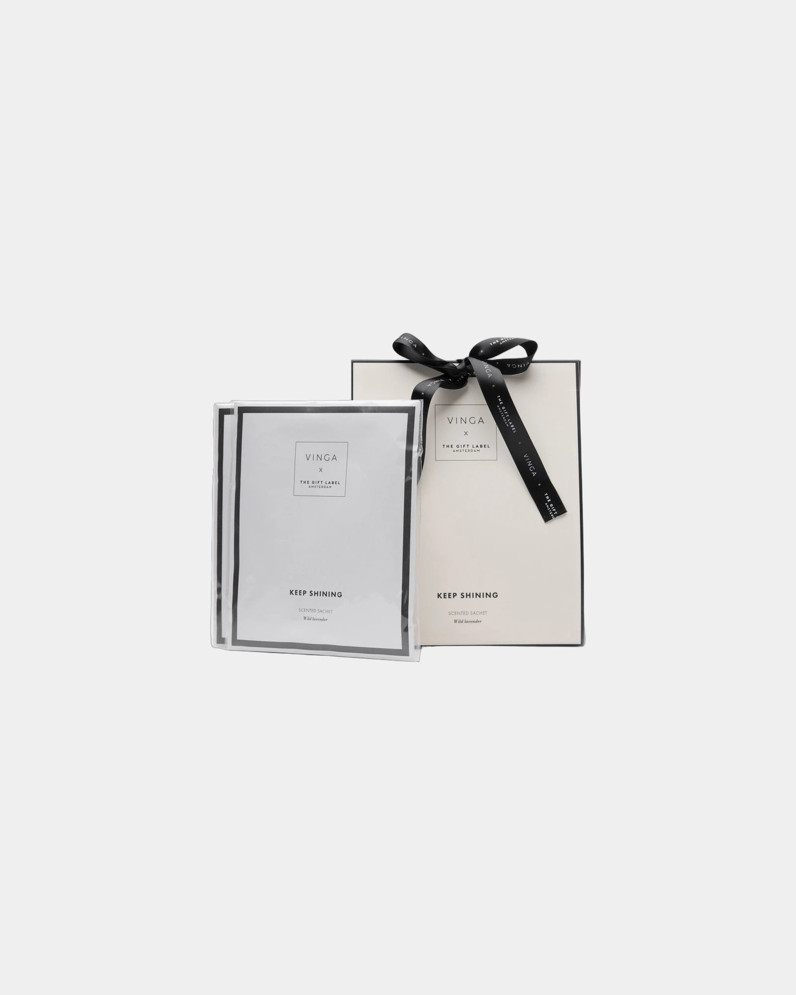 Sachet parfumé lavande sauvage Vinga à personnaliser - Blanc