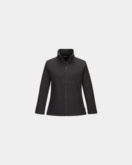 Softshell tissée stretch à personnaliser - Noir-Bleu Ciel