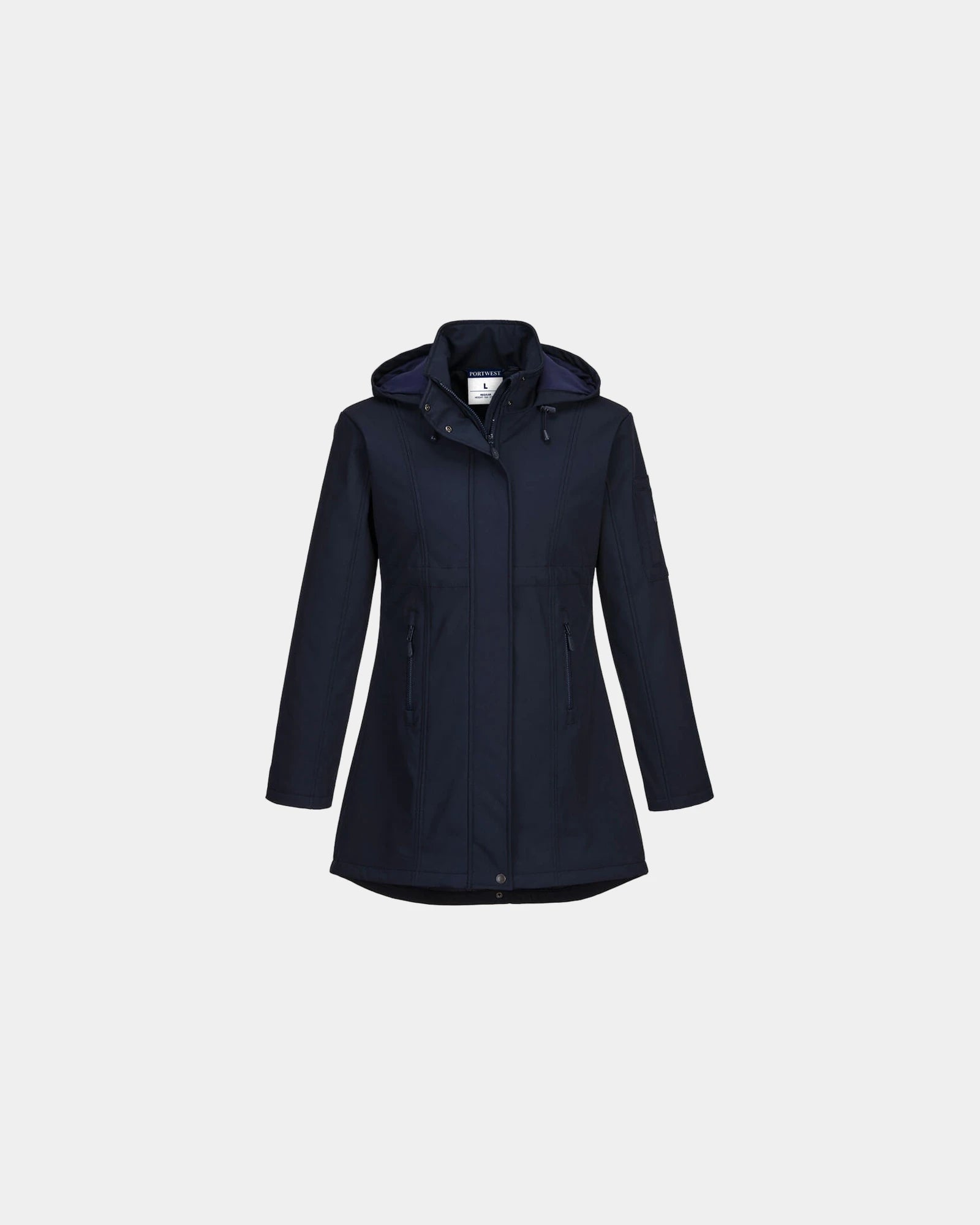 Veste softshell résistante à l'eau Carla à personnaliser - Bleu Marine