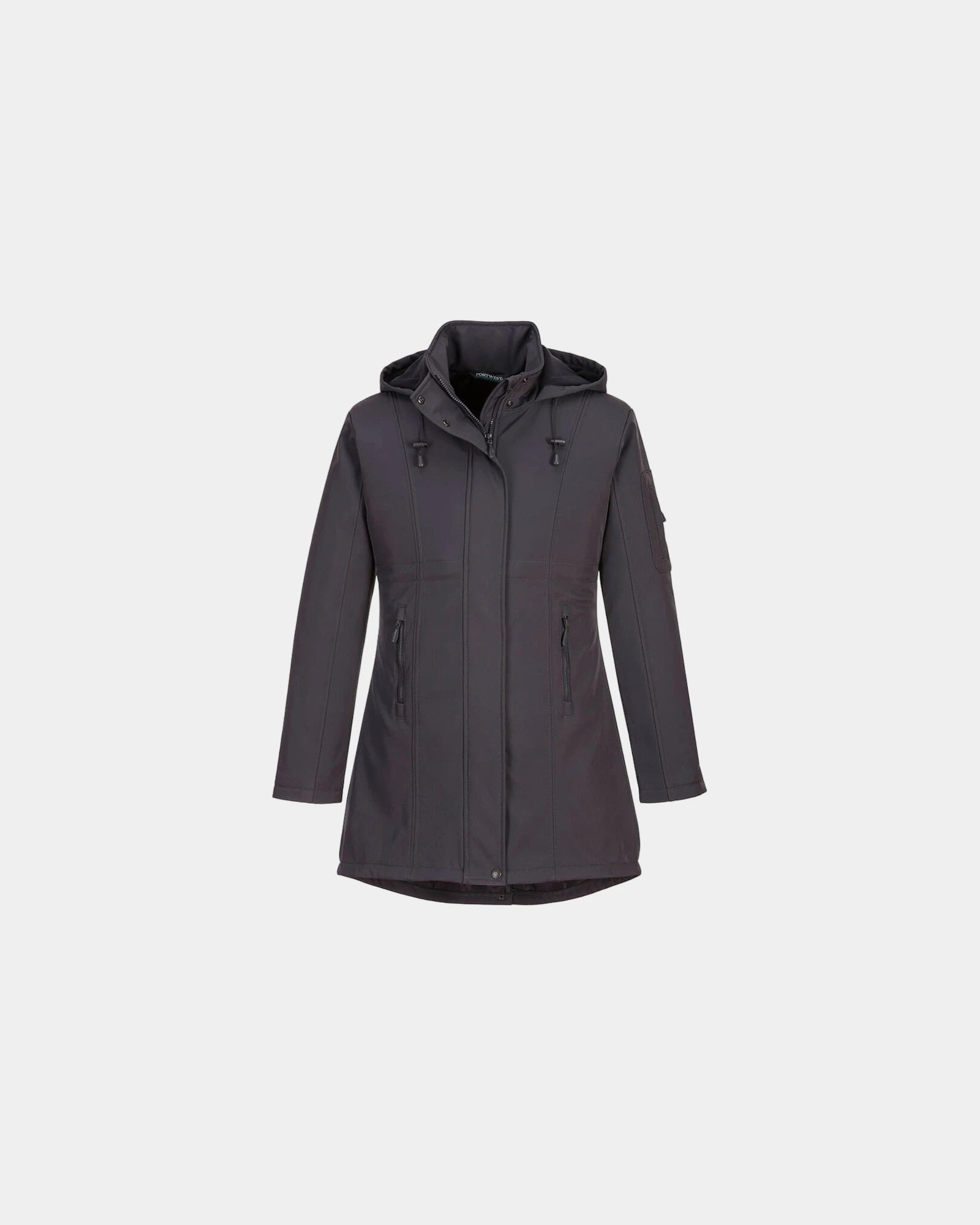 Veste softshell résistante à l'eau Carla à personnaliser - Anthracite