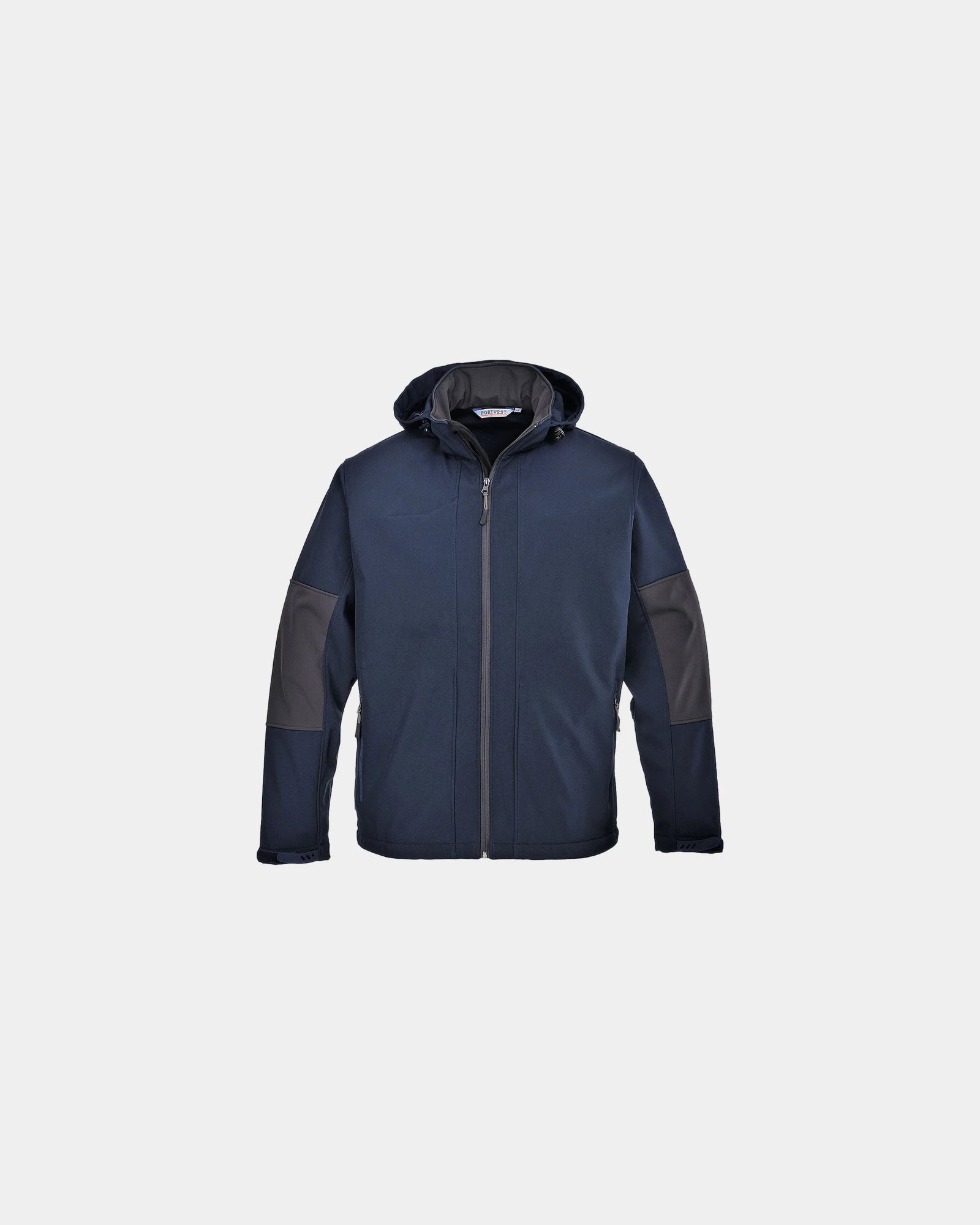 Softshell avec capuche à personnaliser - Bleu Marine