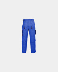 Pantalon coton Texo Contrast à personnaliser - Bleu Foncé