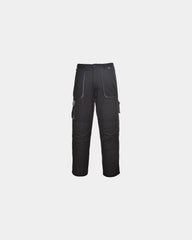 Pantalon coton Texo Contrast à personnaliser - Noir-Bleu Ciel