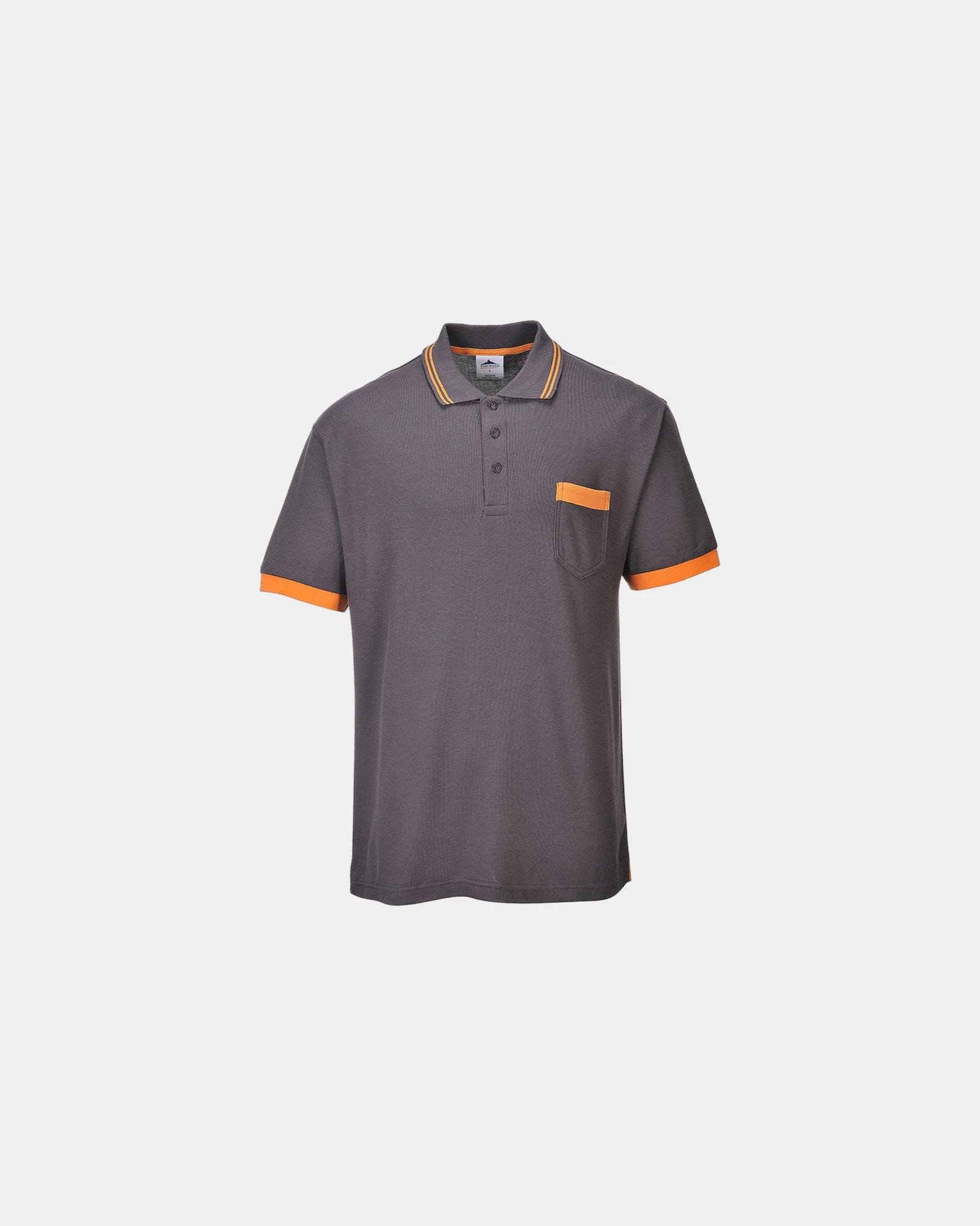 Polo Texo Contrast à personnaliser - Gris