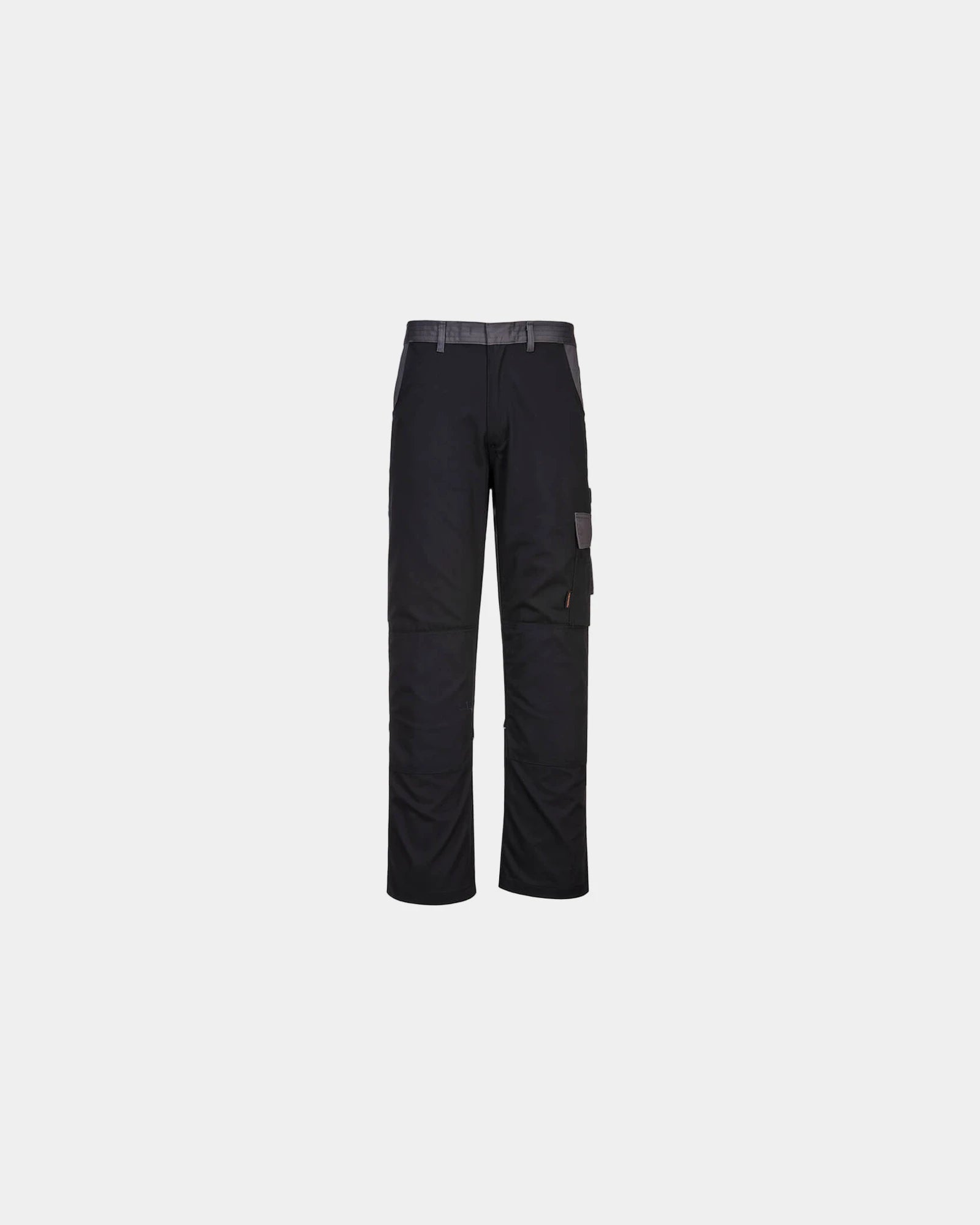 Pantalon multipoches tissu 300g à personnaliser - Noir-Bleu Ciel